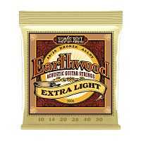 ERNIE BALL 2006 Earthwood Extra Light 80/20 Bronze Acoustic Guitar Strings - 10-50 Gauge